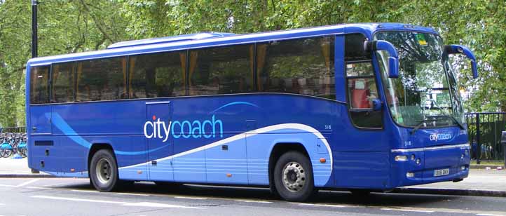 Plymouth Citycoach Volvo B9R Plaxton Panther 318